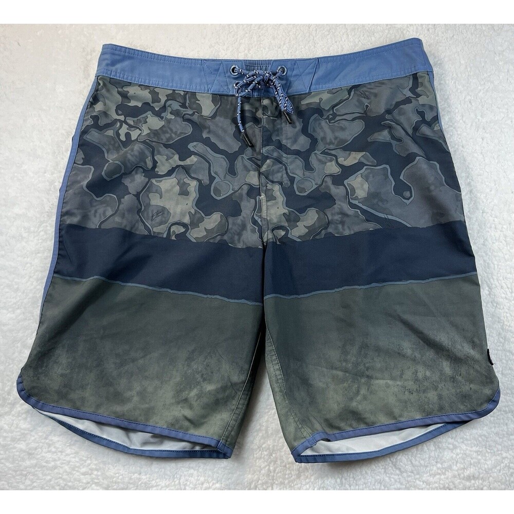 Huk Fishing Shorts Mens 36 Outdoors Performance Fabrics Board Swim Surfing Beach